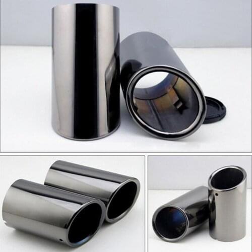 Atreus Car Exhaust Muffler Tip Pipe Auto Accessories For Volkswagen VW Passat B7 CC Tiguan 2011 2012 2013 2014 2015 2016 2017