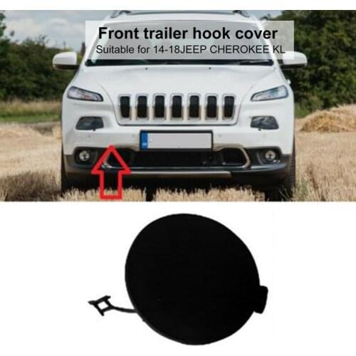 50% Hot Sales!! Protective Cover Protector Dustproof ABS Car Front Tow Hook Cover 5NJ61TZZAC for Jeep