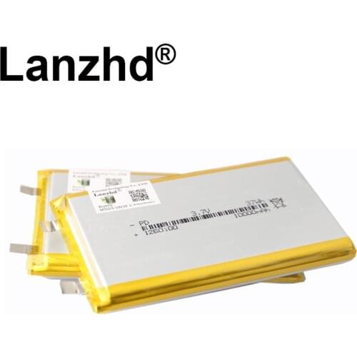 8PCS 3.7V Li Polymer Battery 10000mAh 100*60*12mm Soft package battery For Power Bank Bluetooth Speakers Tablet DVD battery 3.7V