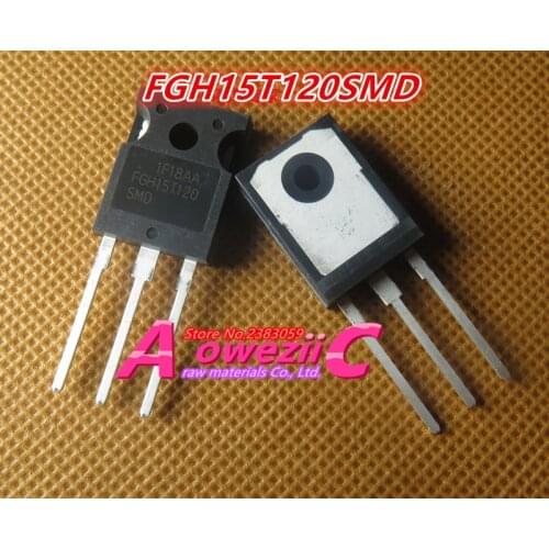 Aoweziic 100% new imported original FGH15T120SMD FGH15T120 TO-247 IGBT High Power Triode 1200V 15A