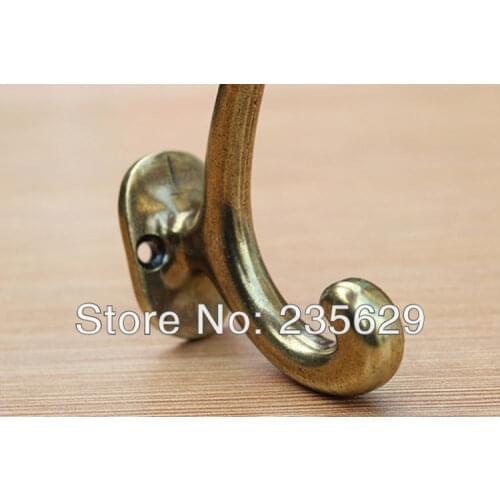 Free Shipping, copper alloy material clothes hook, Single Hooks types, Bathroom ,Kitchen and Wardrobe hook, anti-rust,fastness