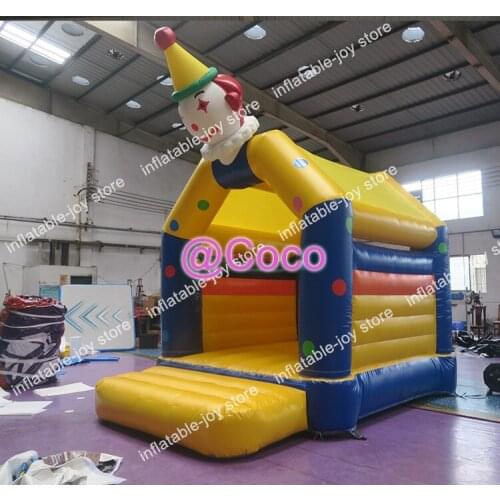 Free air ship to door!4*3m inflatable bouncy castles,good quality clown carnival event inflatable jumping house for sale