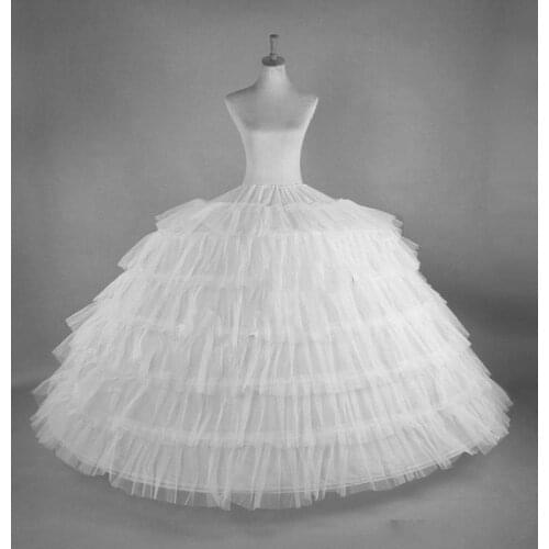 Cheap Puffy Underskirt Bridal Ball Gown Petticoats Crinoline For Wedding Formal Dresses Prom Dress