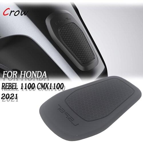 For Honda REBEL 1100 CMX 1100 2021 Motorcycle Non-slip Side Fuel Tank Stickers Waterproof Pad Rubber Sticker