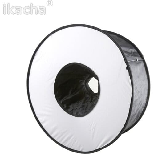 45cm Ring Softbox Speedlight Round Style Flash Light Shoot Soft box Foldable Soft Flash Light Diffuser All Camera Universial