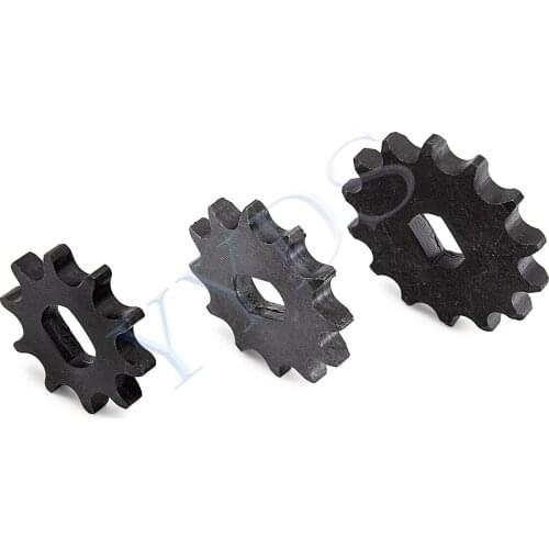 10T/12T/14T Sprocket Wheel Electric Scooter Cast Iron Sprocket Wheel E-bike Motor Mounting Hole Middle Motor Accessory