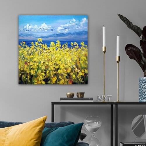Beautiful picture Handmade abstract Oil Painting On Canvas classical flowers Wall art For Living Room hotel Home Decor unframed