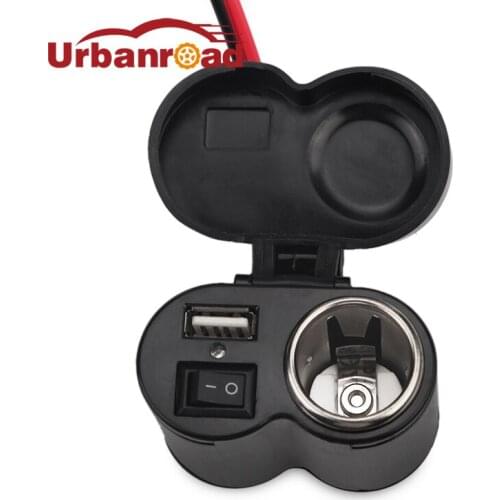 Motorbike Motorcycle USB Charger Waterproof Power 12v Cigarette Lighter 12v USB Motorcycle Charger Socket Port For Iphone 6 GPS