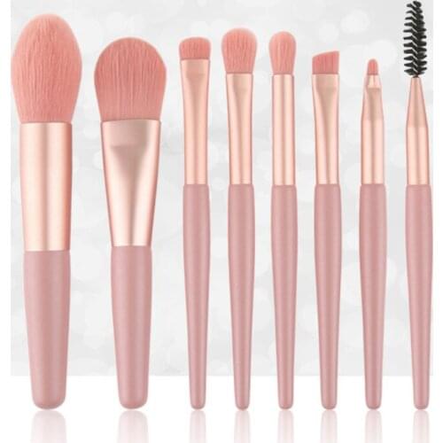 8pcs Makeup Brushes Set Professional Cosmetic Beauty Tool Foundation Powder Eyeshadow Eyelash Make Up Brushs New 2021