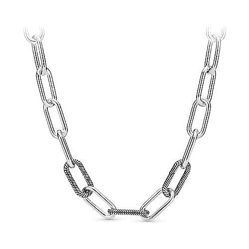 S925 pure silver me series new me link necklace new joker of individual character vogue female collarbone chain necklace