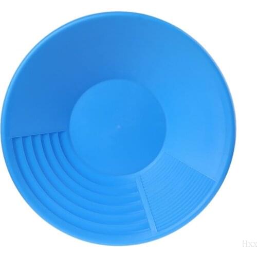 Hiqh quality 15" Plastic Gold Pan Gold Basin For Sand Mud Mineral Processing Gold Rush Tools