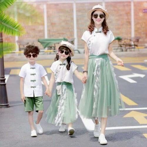 【suit】The new 2021 family clothes Parents and children clothes family clothing couples clothes Couple outfit 560