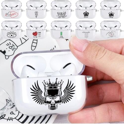 For Apple AirPods Pro Dust-proof Silicone Earphone Case Transparent Protective Cover Airpod Pro Earphone Accessories