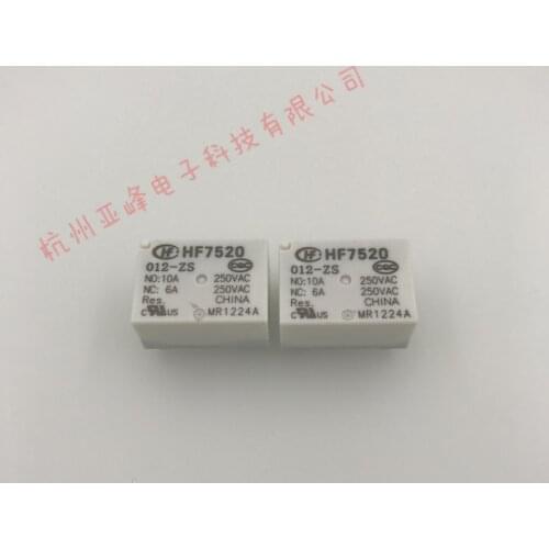5pcs Macro Relay HF7520-012-ZS a Set of Conversion 5 Feet 6a250vac