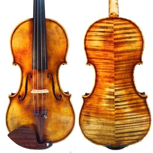 Master-level high-end playing violin, professional oily lacquer violin, retro violin copy classical violin, Italian classical pr