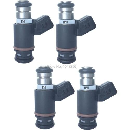 4 Pcs 215cc For VW Volkswagen PASSAT Variant (3B5) VR5 BORA (1J2) 2.3 V5 OE # IWP076 IWP-076 021 906 031 B Fuel Injector