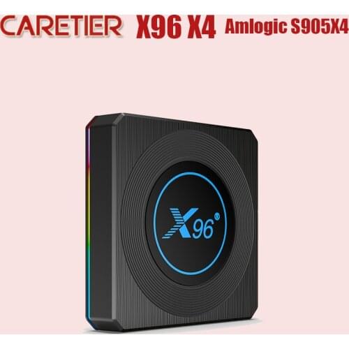 1PC 2021 X96 X4 Amlogic S905X4 Smart TV Box Android 11 4G RAM 64G ROM Dual Wifi BT4.1 4K Youtube Media Player Set top box