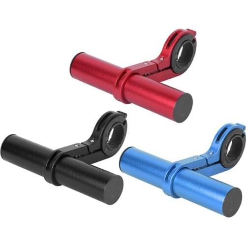 Bicycle Handlebar Extender Mount 10cm Mountain MTB Bike Cycling Carbon Headlight Bracket Lamp Flashlight Holder Accessory