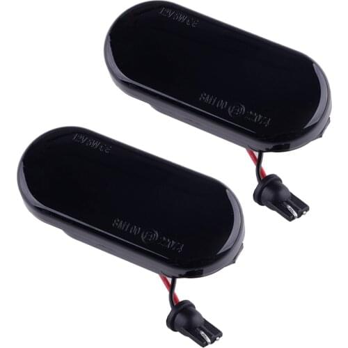 1 Pair Car Dynamic LED Side Marker Fender Turn Signal Light Indicator 12V Fit For SEAT Cordoba Leon Toledo 1M Ibiza 6L