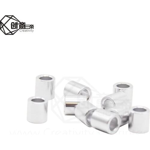 10PCS M5*8.3mm Openbuilds Aluminium Spacer V-slot Isolation Column Separate Pillar Quarantine Bore 3D Printer Parts