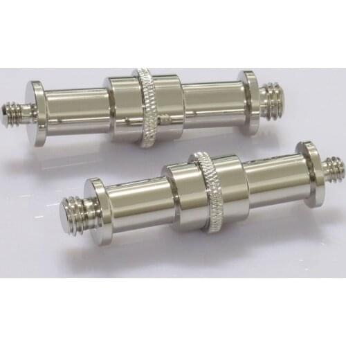 2x new 3/8" male to 1/4" male Convert Screw Adapter (pack of Two)