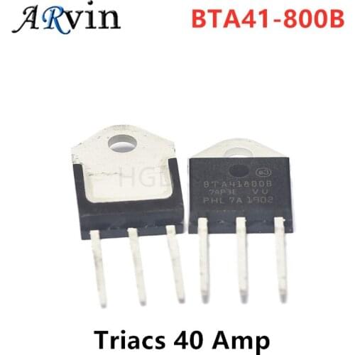 5pcs BTA41-800B BTA41800B BTA41-800 BTA41 Triacs 40 Amp 800 Volt TO-3P new original
