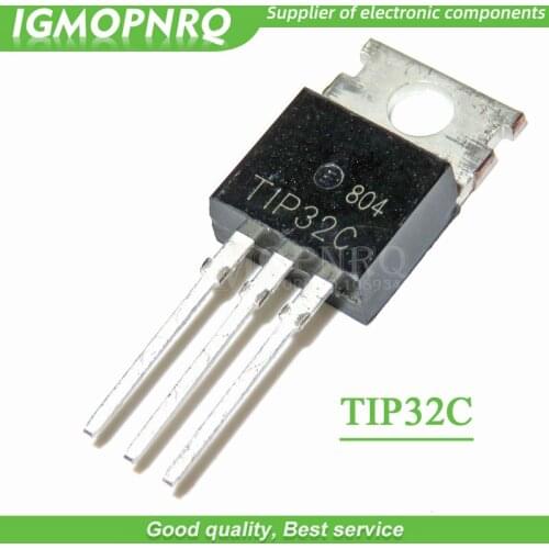 10pcs TIP32C TIP32 TO-220 NPN Bipolar Transistors - BJT Gen Pur new original