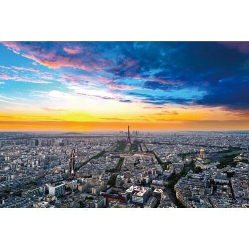 Dusk Paris The wooden puzzle 1000 pieces ersion jigsaw puzzle white card adult childrens educational toys