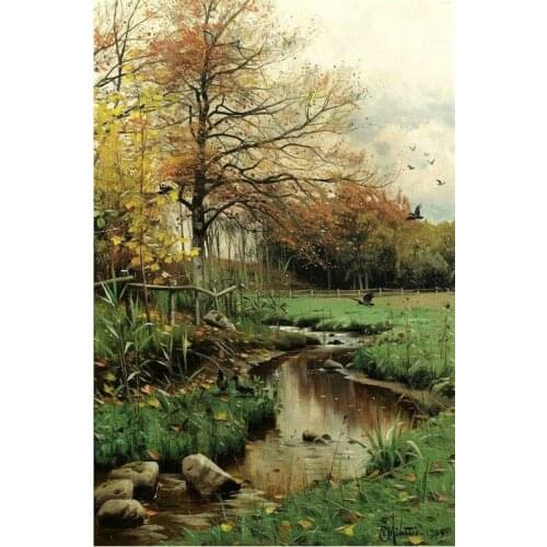 Diy diamond painting cross stitch landscape crystal square diamond art unfinished decorative diamond embroidery scenery picture
