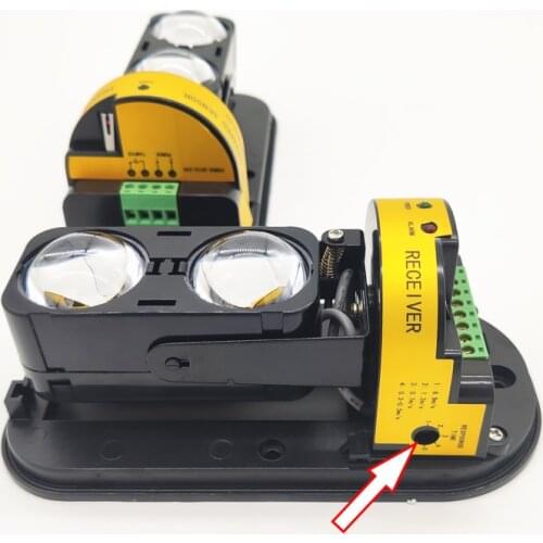 Dual Beam Sensor Active Infrared Intrusion Detector IR30m~150m Outdoor Perimeter Wall Barrier Fence for GSM alarm