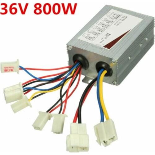 E-Bike 36V 800W Motor Brushed Controller For Electric Tricycles Scooter Bicycle Metal For 500W-800W Motor Cycling Accessories