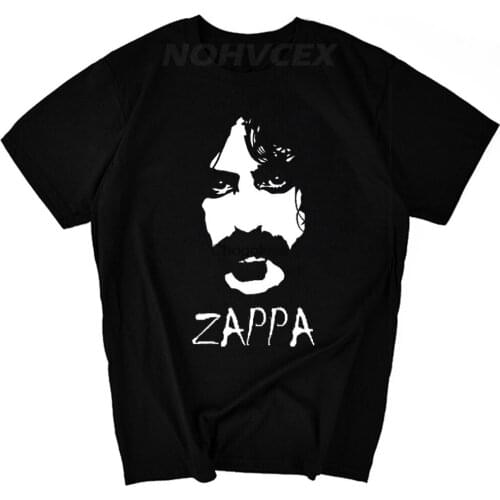 Frank Zappa T shirt For Men Summer Short Sleeve Cotton Plus Team Tee-in T-Shirts from Mens Clothing