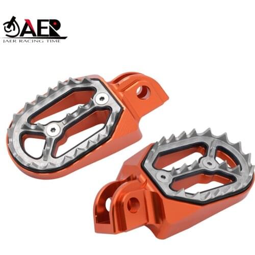 JAER Footrest Footpeg Foot Pegs Rests Pedal for KTM 65 85 125 150 250 350 450 530 SX SXF EXC EXCF XC XCF XCW XCFW