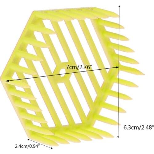 K5DC Bee Queen Cage Beekeeping Apiculture Tool Plastic Equipment Hexagonal Supplies
