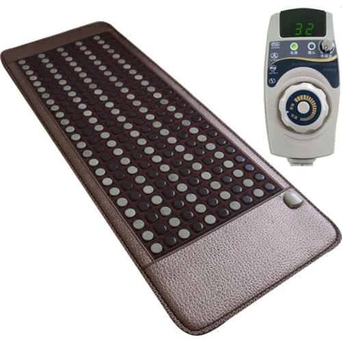 Electric Heated Jade Germanium Stone Massage Mattress Natural Jade bed Tourmaline Stones Sofa Pad Infrared Heating Mat