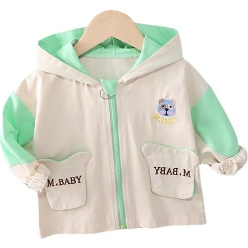 Fashion Children Sportswear Spring Autumn New Baby Girls Clothes Boys Cartoon Hooded Jacket Toddler Casual Costume Kids Clothing