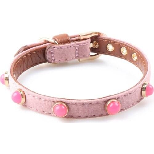 Cat Collars Stone Jewelry Design Adjustable Safety Buckle Cat Accessories Collar for Gato Opal Decorative Small Dog Puppy Collar