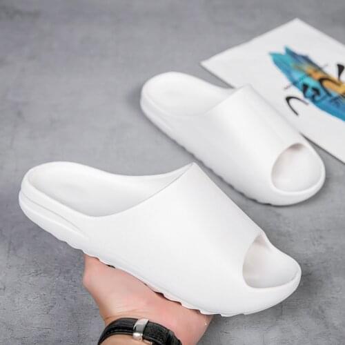 Indoor Men Slippers Fashion Mens Shoes Summer Beach Outdoor Slides Platform Soft Shoes Woman Flats