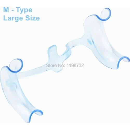 10Pcs Dental Equipments Tools M Type Intraoral Cheek Retractor Teeth Whitening Mouth Opener Large Size Dentist Materials