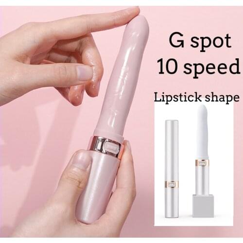 10 Speed Lipstick shape portable Privacy design dildo clitoral vibrator porno adult vibrators vibrator sex toys shop for women