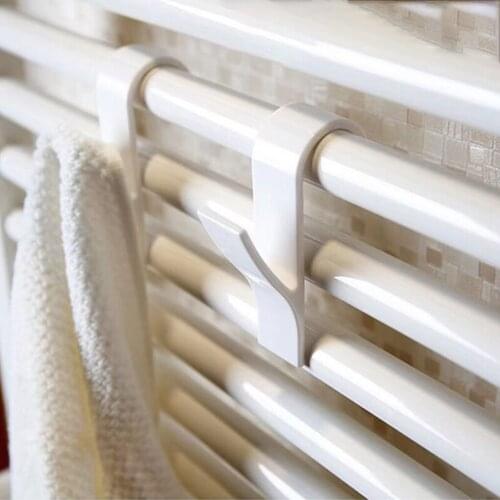 4/6pcs Storage Hooks PVC Clothes Hangers Hanging Household Towel Holders High Quality Heating Radiator Hanger