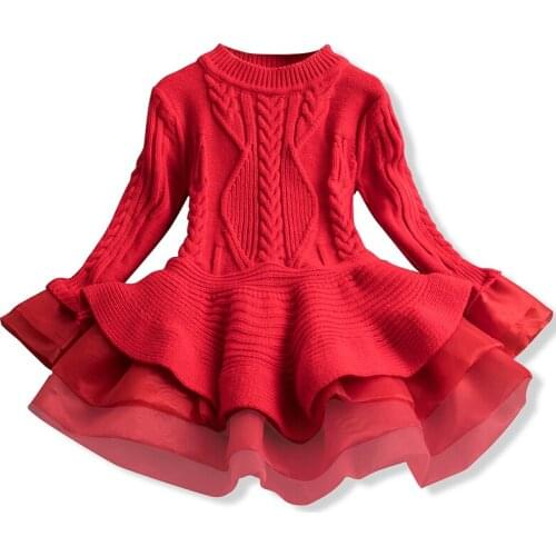 Anna's SlowLife Warm Dresses For Girls