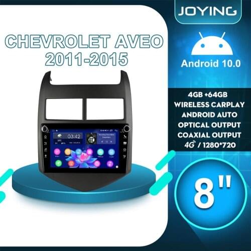 JOYING 8"2 Din Android Car Radio Stereo Auto DVR For Chevy Chevrolet AVEO 2011 2015 Head Unit GPS Multimedia Player Navigation