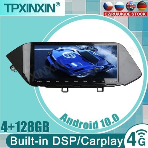 Android 10128G For HYUNDAI Solarta 2020 Car IPS Touch Screen Radio Car Multimedia Player With DSP Carplay GPS Navigation System