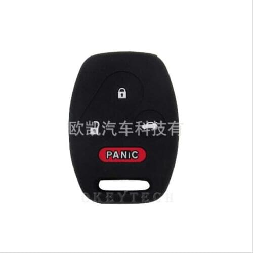 For Honda Accord 2003-2012 Civic 2006-2013 CR-V 2005-2006 Silicone Car Key Case Cover Protector Holder Remote Key Shell