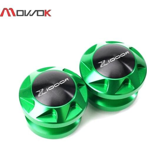 For Kawasaki Z1000R Z 1000 R 2017-2020 2019 8MM Motorbike CNC Aluminium Achterbrug Spoelen Slider Stand Schroef