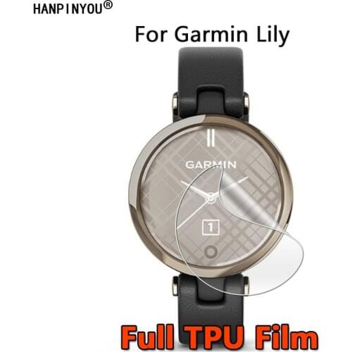 For Garmin Lily Sports Wrist Smart Bracelet Clear Full Cover Soft TPU Hydrogel Film Screen Protector (Not Tempered Glass)