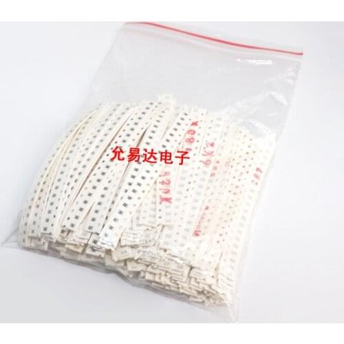 0805 5% SMD Resistor pack kit Sample package 80kinds X25pcs 10R-910K 2000pcs