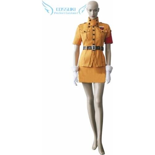 High Quality Hellsing Seras Victoria Yellow Uniform Cosplay Costume ,Perfect Custom For You