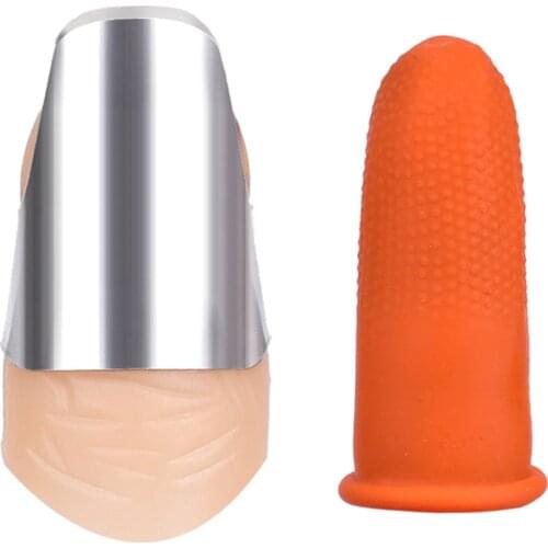 Index Finger Cover Harvesting Plant Tools Pruning Stainless Steel Picking Separator Portable Vegetable Thumb Cutter Fast Garden